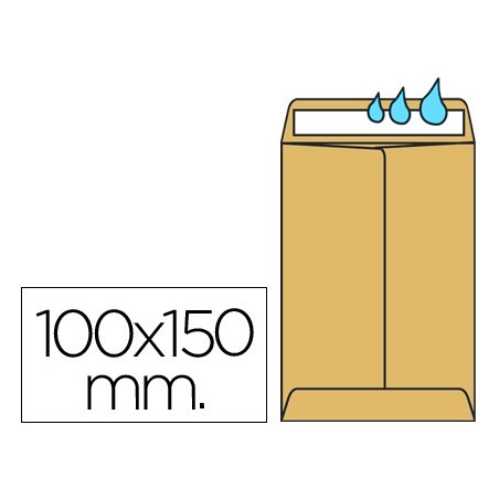 SOBRE LIDERPAPEL BOLSA N.0 CEL CAÑA SALARIOS 100X145MM TIRA SILICONA CAJA DE 1000 UNIDADES