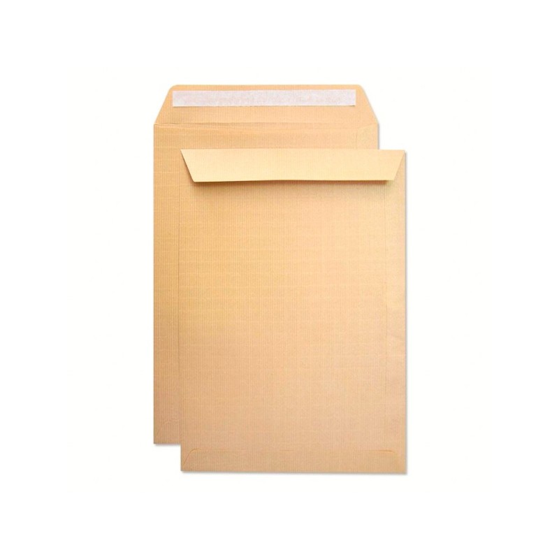 SOBRE LIDERPAPEL BOLSA SEGURIDAD KRAFT MARRON ARMADO 120 GR 229X324 MM UNIDAD (PACK INDIVISIBLE 100 UDS)
